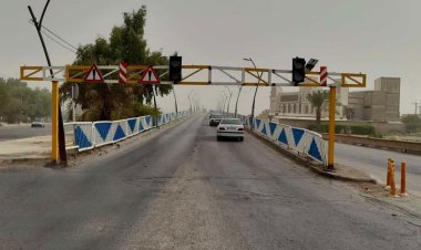 پل آزادی خرمشهر بر روی کامیون ها بسته شد