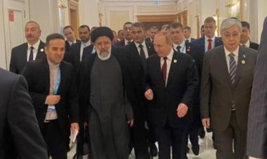 دیدار رئیسی و پوتین در ترکمنستان