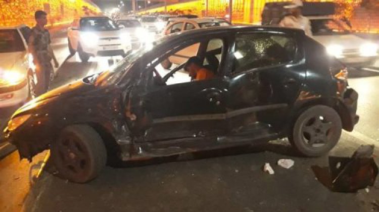 تصادف زنجیره‌ای خونین چند خودرو با ۱۴ مصدوم در شیراز