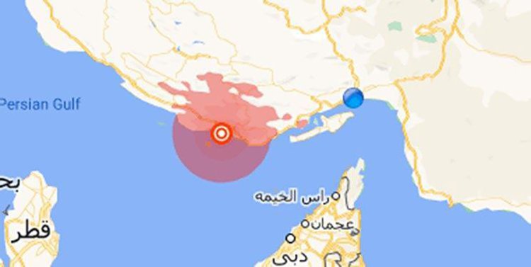 ٢۴ زلزله در بندر چارک  در ١٠ ساعت