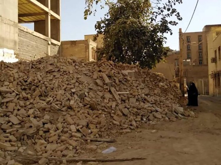تخریب یک بنای تاریخی در اهواز بدون استعلام