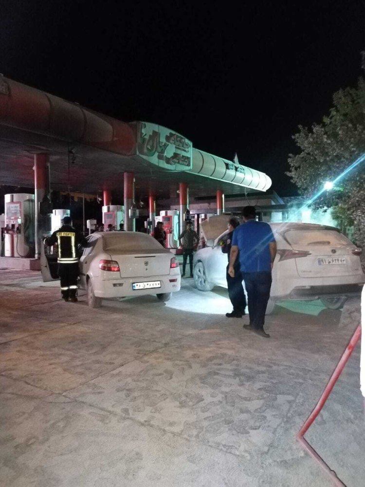 جزئیات آتش سوزی شبانه در یکی از پمپ بنزین های شیراز
