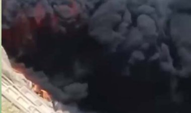 هم اکنون، آتش سوزی مهیب در پتروشیمی گلپایگان