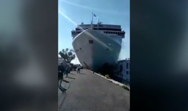 ببینید | تایتانیک شماره ۲؛ لحظه برخورد کشتی کروز به کوه یخ