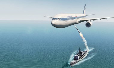 نماد شهدای هواپیمای مسافربری ایرباس در جزیره هنگام نصب می‌شود