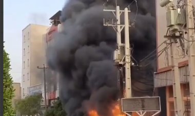 آتش گرفتن ترانس برق باعث سوختن یک دستگاه پژو شد