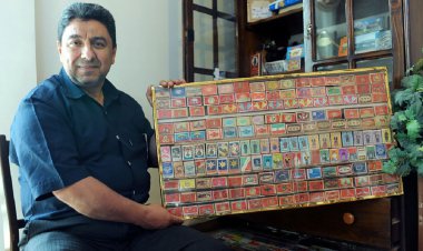 مردی که سیگاری نیست اما ۱۲ هزار کبریت دارد