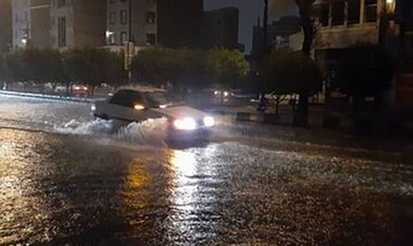 هم اکنون بارش شدید باران در شهر بنت استان سیستان و بلوچستان