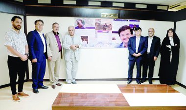 بازدید رئیس انجمن ورزشی نویسان ایران از "موسسه بین المللی نشریات خبر"