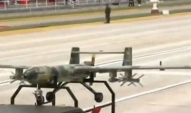 رونمایی از پهپادهای ایرانی در رژه نظامی ونزوئلا