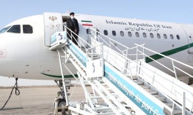 رئیس جمهور وارد کرمانشاه شد