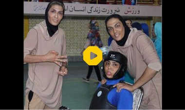 ببینید| درگیری خواهران منصوریان در مسابقات ووشو