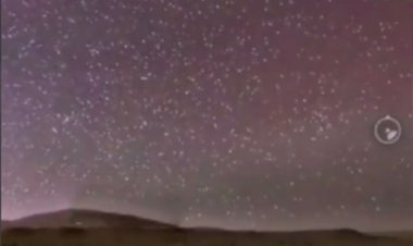 ببینید| آسمان مریخ در شب