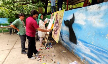 آغاز جشنواره هنرهای تجسمی در یاسوج| عکس