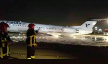 ببینید | ویدیویی از لحظات پر استرس بازگشت پرواز سیرجان به تهران