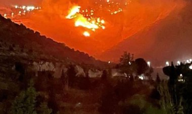 آتش‌سوزی در ارتفاعات بوستان کوهستانی دراک شیراز