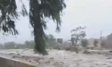 ببینید | اولین تصاویر از سیل خروشان در سیستان و بلوچستان