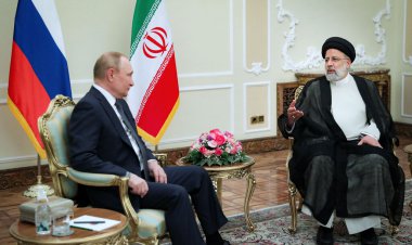 ببینید| تصاویر کمتر دیده شده از بدرقه غیررسمی پوتین توسط رئیسی