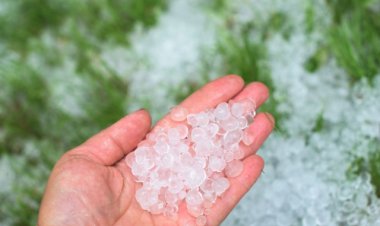 ببینید| بارش سنگین تگرگ در جاده فیروزکوه