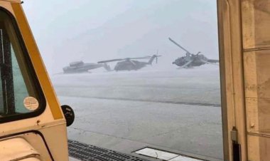 بلایی که طوفان بر سر ۱۰ بالگرد آمریکایی آورد