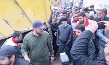 رئیس جمهور وارد مناطق سیل‌زده فیروزکوه شد