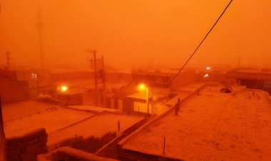 فیلم| آسمان آخرالزمانی اهواز!