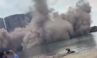 بخشی از سیلوهای غلات بندر بیروت فروریخت