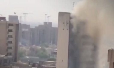 آتش سوزی گسترده در بغداد    