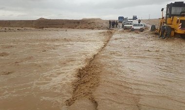 رانش ۳۰۰ متری زمین در شهرستان فسا