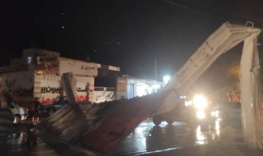 ببینید | مانسون به بهبهان رسید؛ خانه‌ها سوختند!