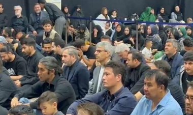 شرکت تیم مذاکره کننده ایران در مراسم عزاداری تاسوعا در وین/عکس