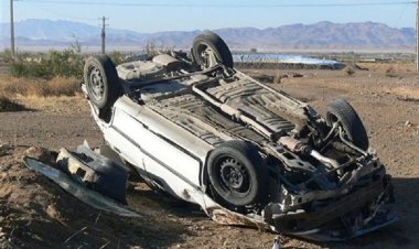 واژگونی خودرو در خوزستان؛ ۲ کشته،  ۸ مصدوم