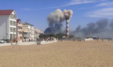 انفجار در فرودگاه نظامی روسیه در کریمه