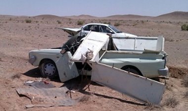 واژگونی مرگبار وانت پیکان در فارس