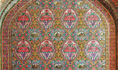 کاشیکاری زیبای مسجد نصیرالملک