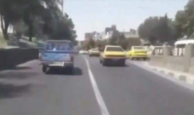 ببینید | اقدام غیرانسانی راننده نیسان شهرداری