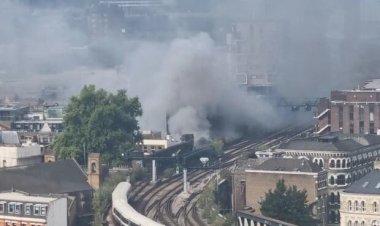 آتش‌سوزی گسترده در متروی لندن