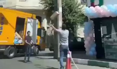 ببینید | والیبال با بسته‌های پستی!