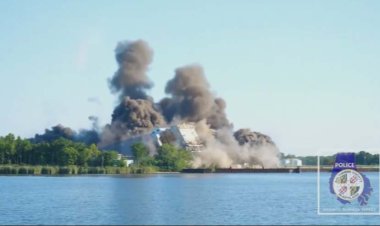 ببینید | نیروگاه‌های زغالی را اینگونه تخریب می‌کنند!