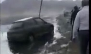 ویدیوی تکان‌دهنده بیرون کشیدن ۲۰۶ و کشف جسد راننده زن