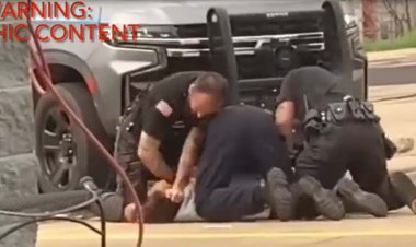 حمله وحشیانه پلیس آمریکا به یک جوان