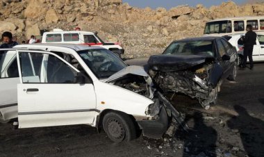 تصادف ۲ پراید با ۸ مصدوم در مرودشت