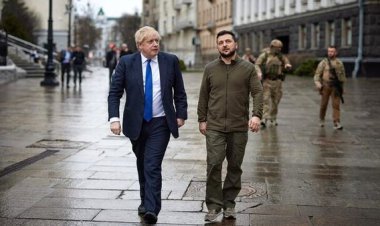 جانسون در کی‌یف: نمی‌توانید با پوتین مذاکره کنید