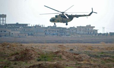 کارکنان سفارت آمریکا در بغداد با بالگرد خارج شدند + فیلم