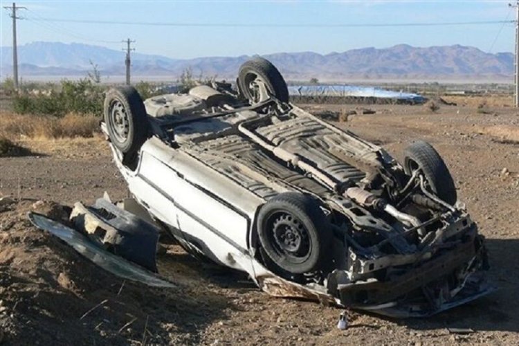 واژگونی خودرو در خوزستان؛ ۲ کشته،  ۸ مصدوم