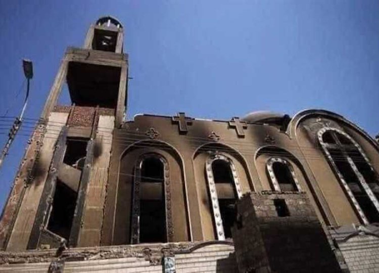 ۳۵ کشته در آتش سوزی یک کلیسا در مصر