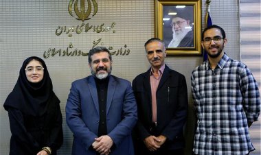 دیدار وزیر ارشاد با دو رتبه برتر کنکور هنر
