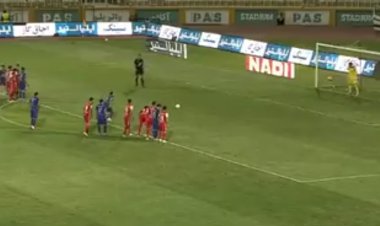 گل هوادار به پرسپولیس توسط شجاعیان