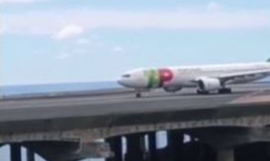 ببینید | هواپیمای i۳۳۰ آماده تیک‌آف از فرودگاهی شگفت‌انگیز