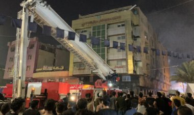 جان باختن یک زن ایرانی در آتش سوزی هتلی در کربلا